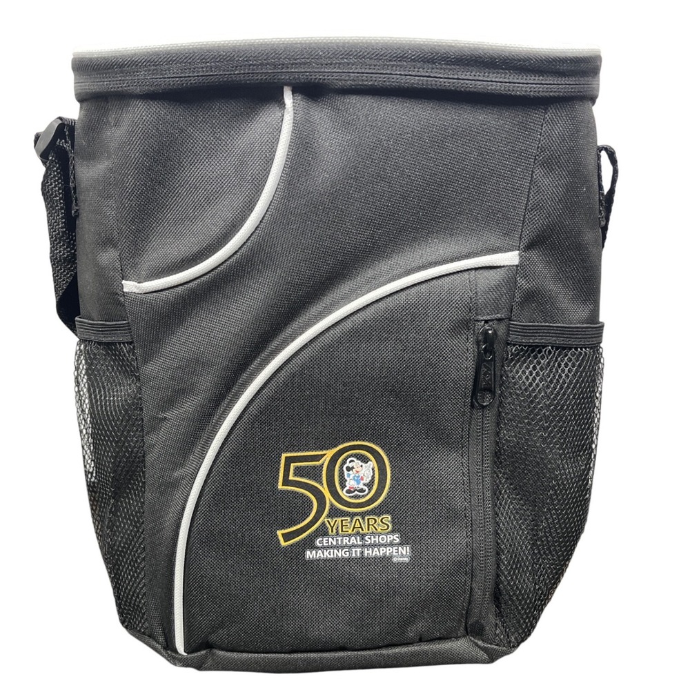 Disney Central Shops 50 Years Mickey Mouse Insulated Cooler Bag Black Shoulder